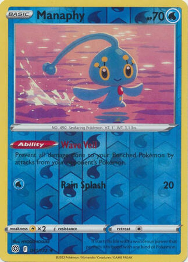 Brilliant Stars 041/172 Manaphy Reverse Holo