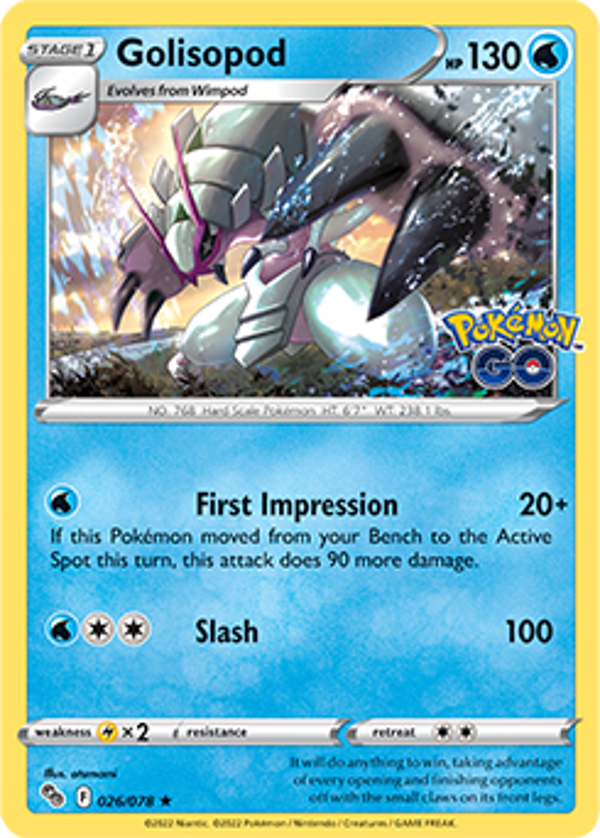 Pokémon GO 026/078 Golisopod