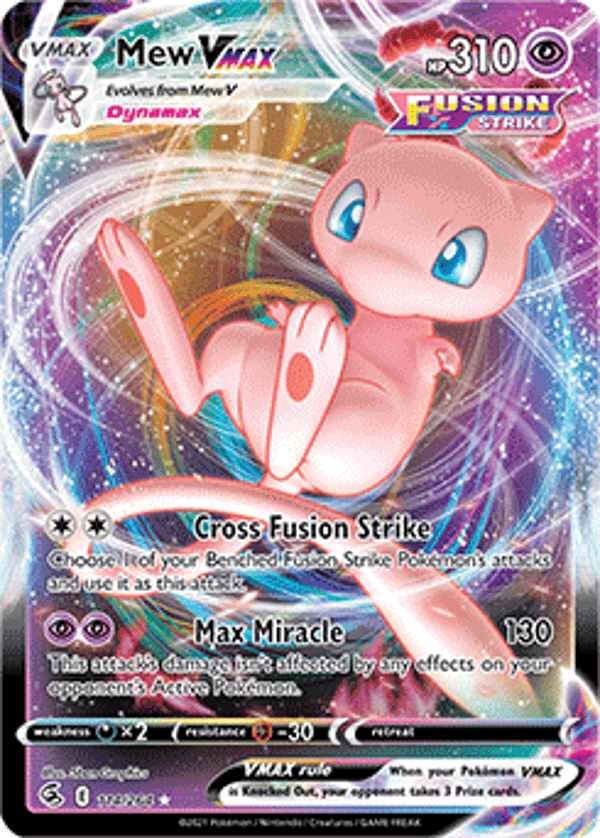 Fusion Strike 114/264 Mew Vmax