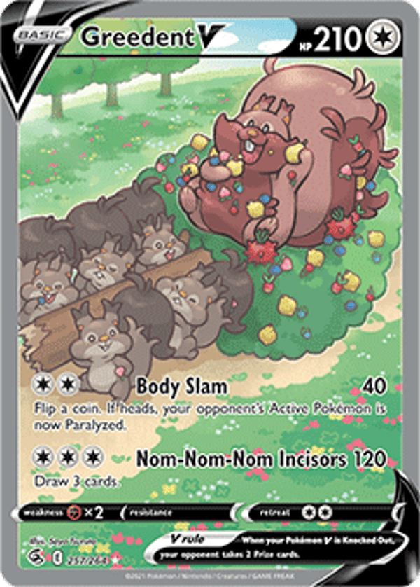 Fusion Strike 257/264 Greedent V Alt Art