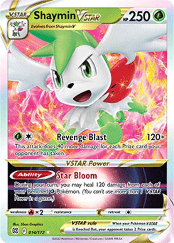 Brilliant Stars 014/172 Shaymin VSTAR