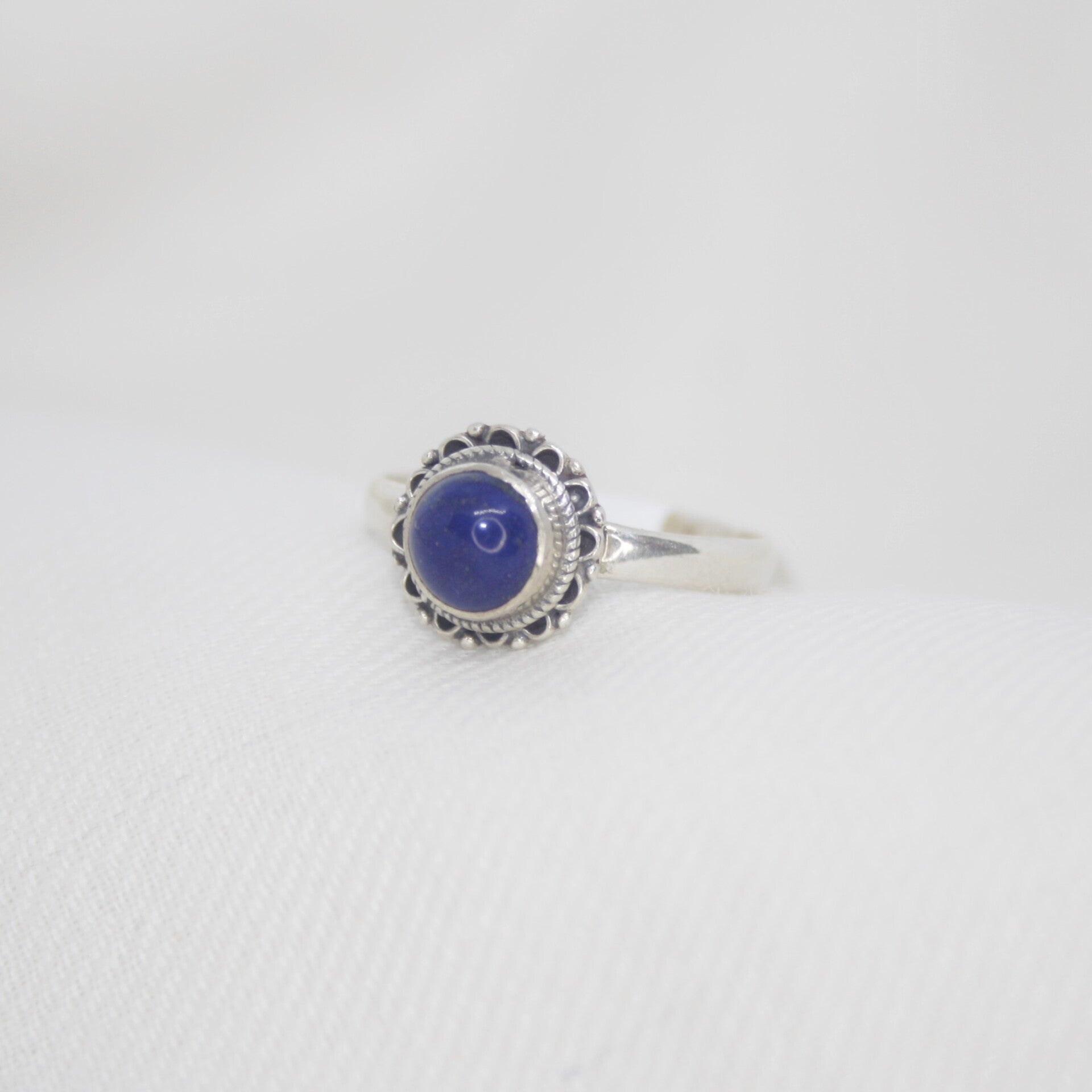 Lapis Lazuli Zilveren Ring