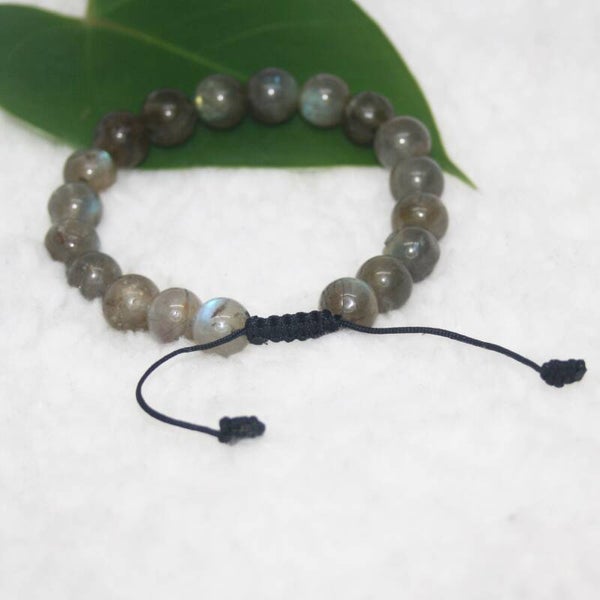 Labradoriet Shamballa Armband