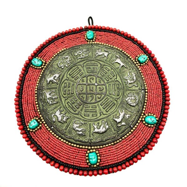 Tibetaanse melong (Tibetaans astrologisch muurhanger)