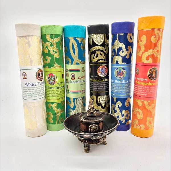 Tibetaanse Wierook ( set van 6 met Wierookbrander)