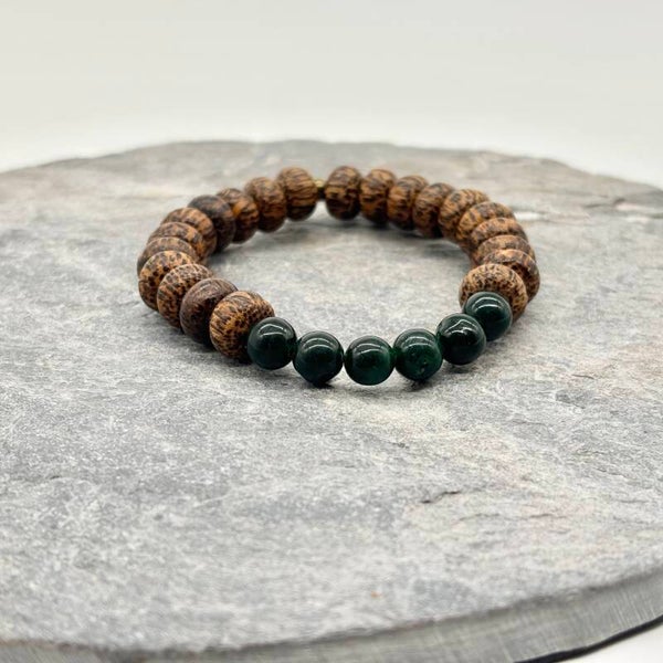 Purity armbanden (Kokosnoot en Jade)