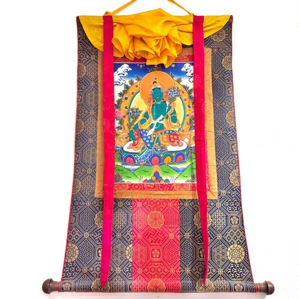 Groene Tara Thangka