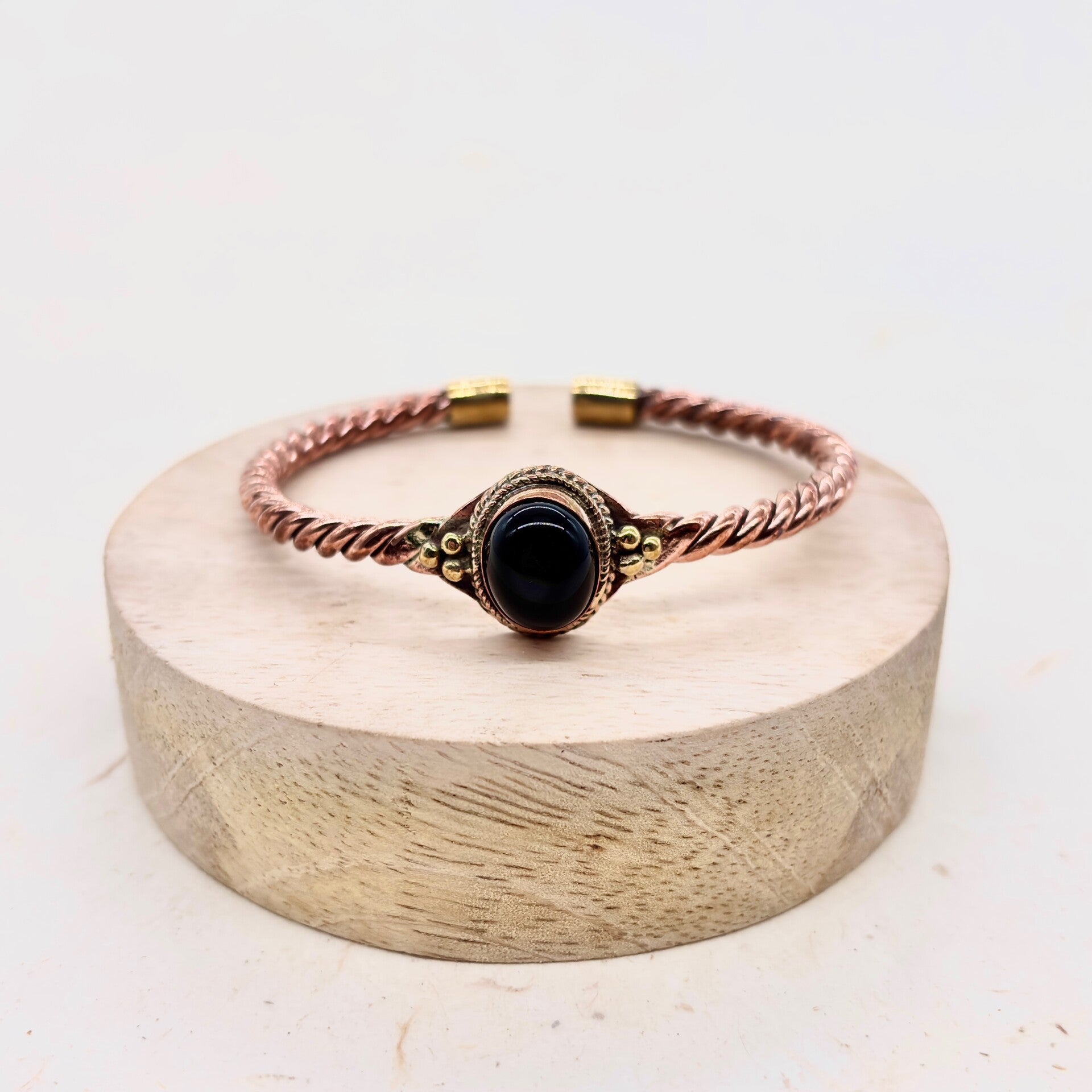 Koper Armband – Onyx