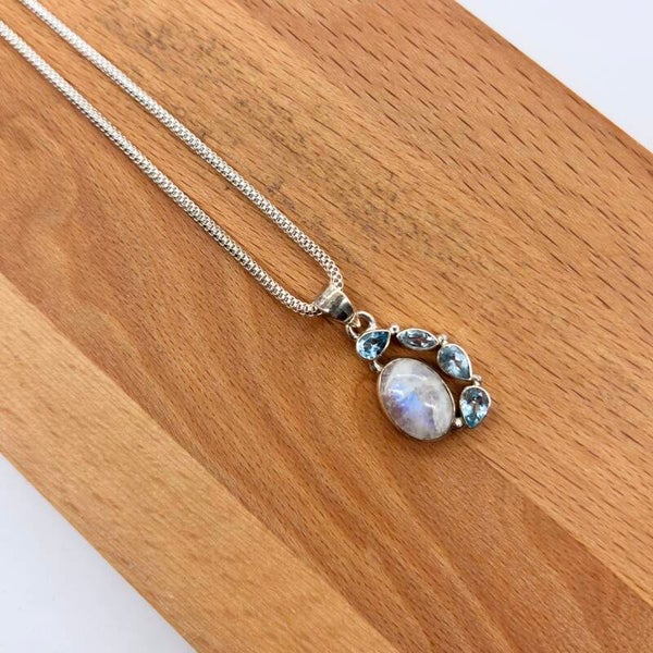 Himalaya Maanlicht- Maansteen Ketting