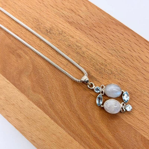 Himalaya Maanlicht- Maansteen Ketting