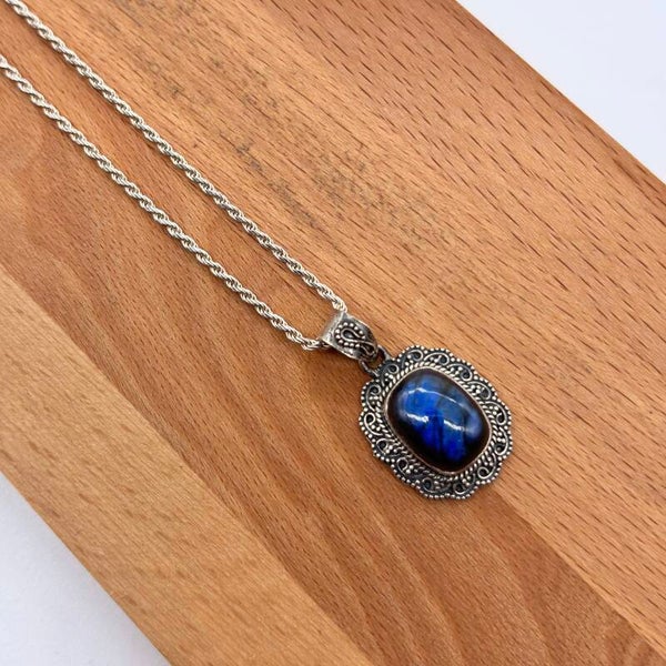 Mystiek Oog –labradoriet Ketting