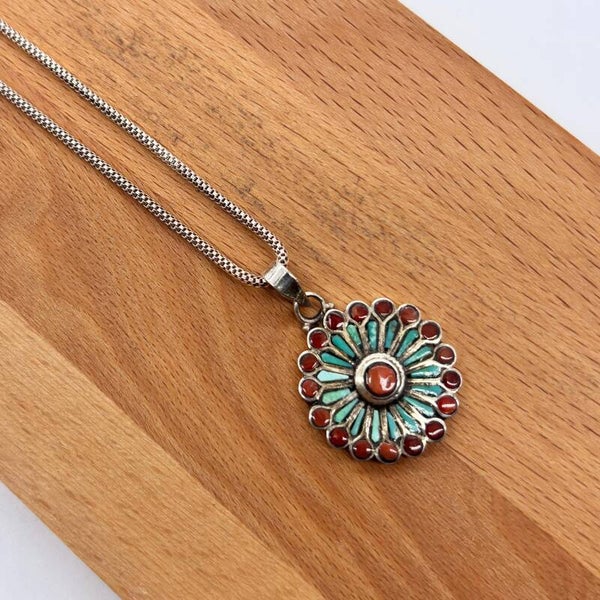 Beschermlicht –Turkoois Ketting