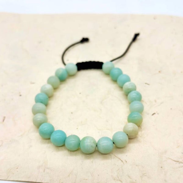 Amazoniet Shamballa Armbanden