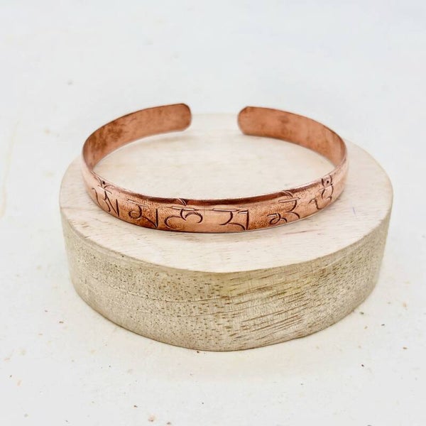 Koper Armband – Om Mani Padme Hum