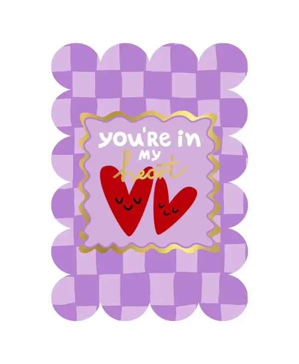 Wenskaart in my heart