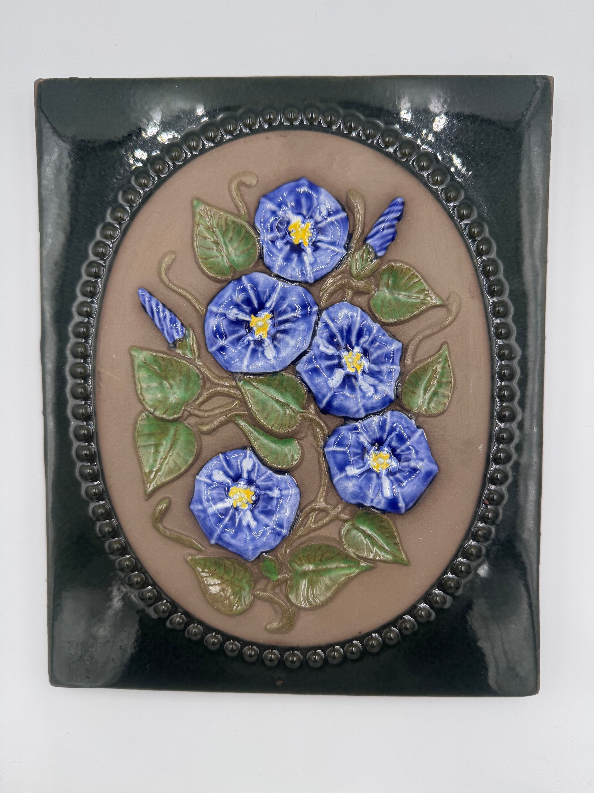 Wandtegel met bloemen #14 - JIE Gantofta Sweden