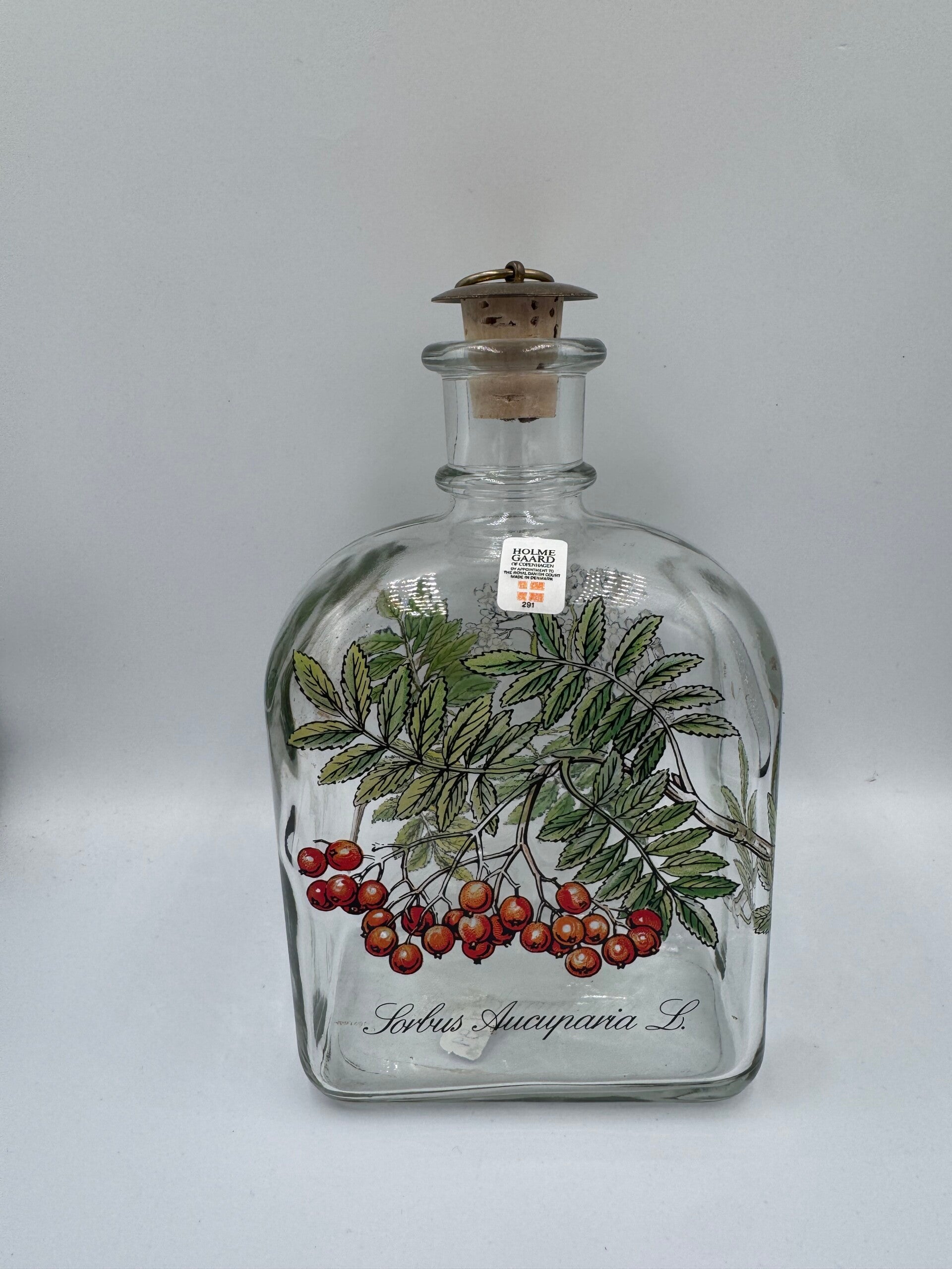 Vintage Holmegaard fles #2 - Sorbus Aucuparia