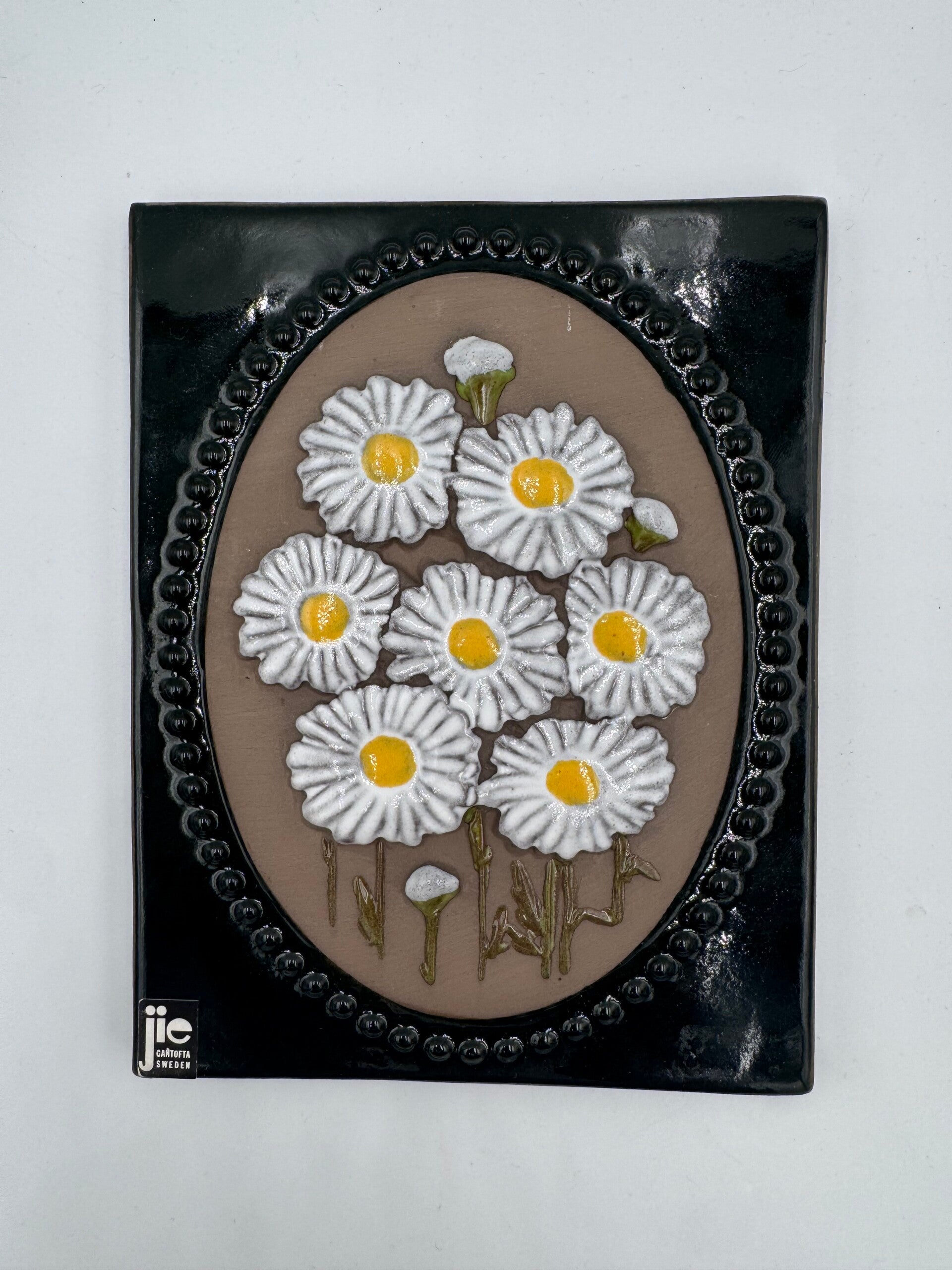 Wandtegel met bloemen #18 - JIE Gantofta Sweden