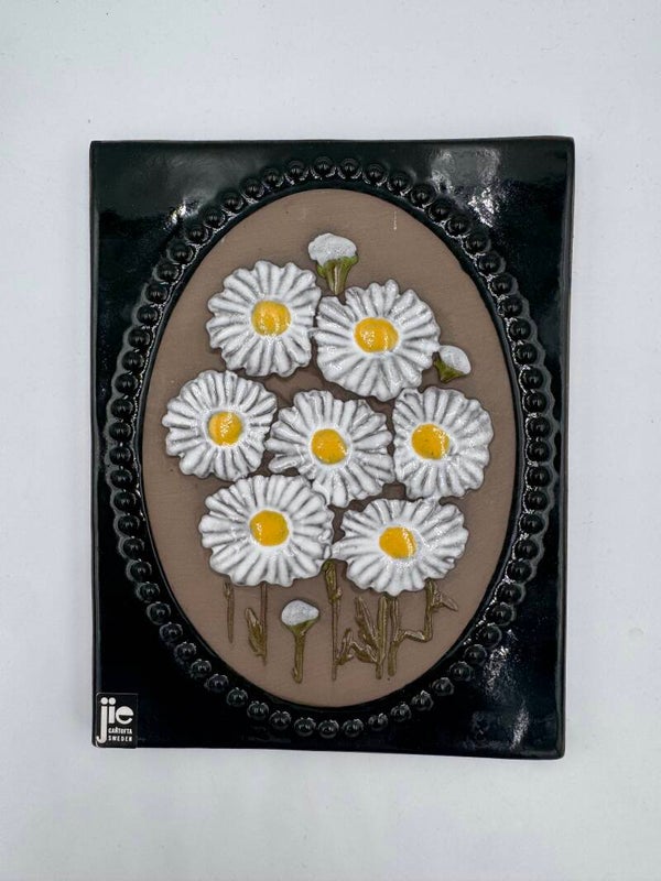 Wandtegel met bloemen #18 - JIE Gantofta Sweden