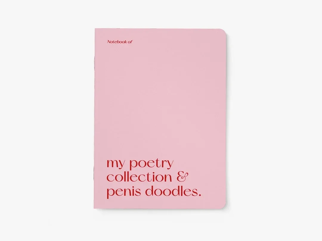 Notitieboek - Poetry & penis doodles