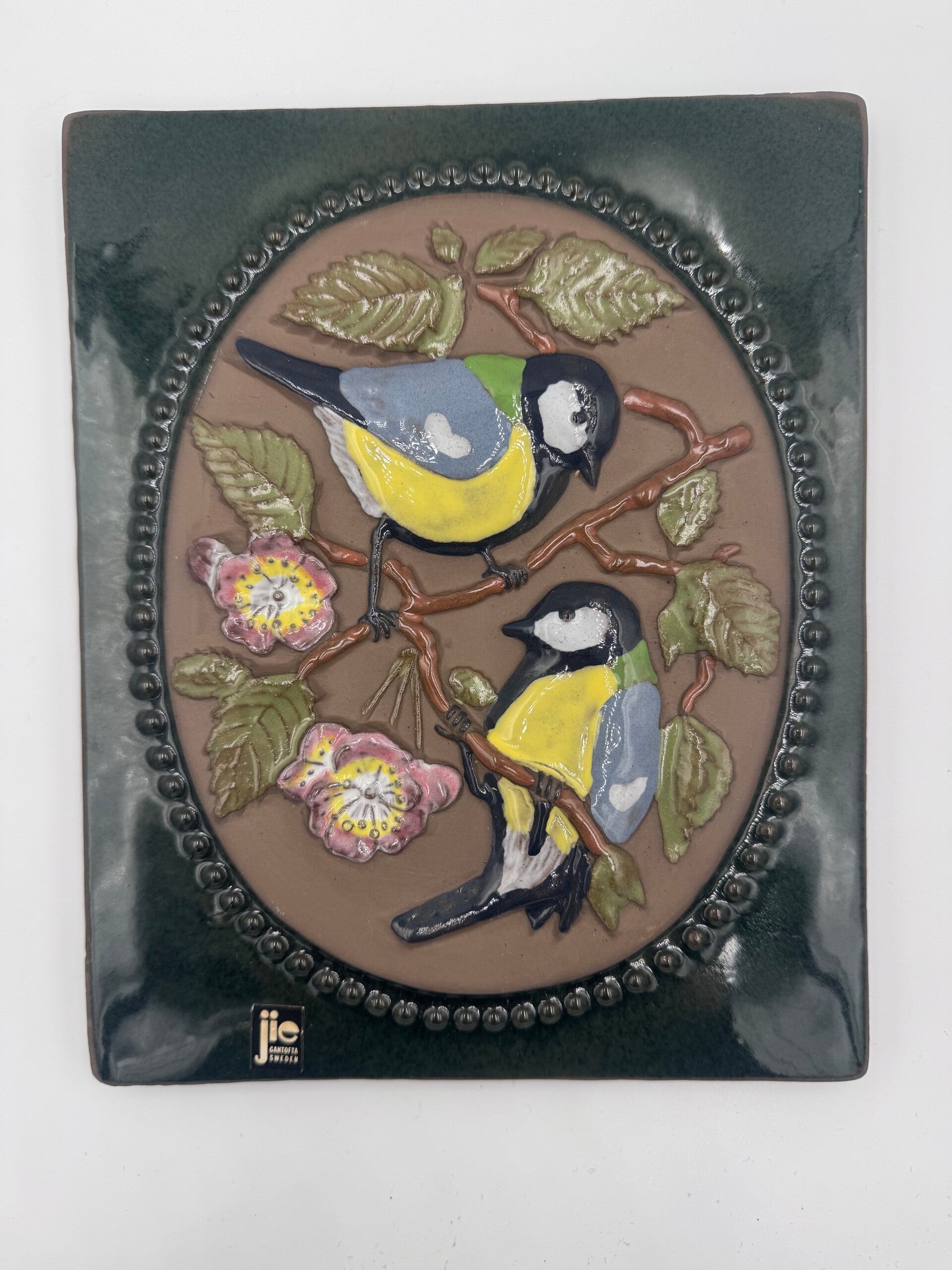 Wandtegel met vogels #2 - JIE Gantofta Sweden