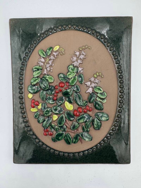 Wandtegel met bloemen #1 - JIE Gantofta Sweden