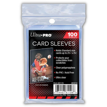 Ultra Pro - Standard Sleeves - Regular Soft Card (100 Stk.)
