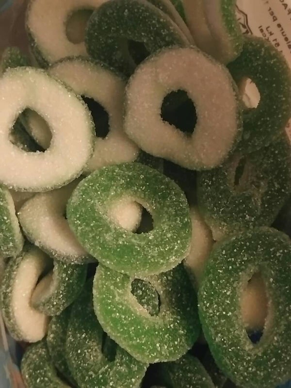 Anneaux sucré goût pomme 100g