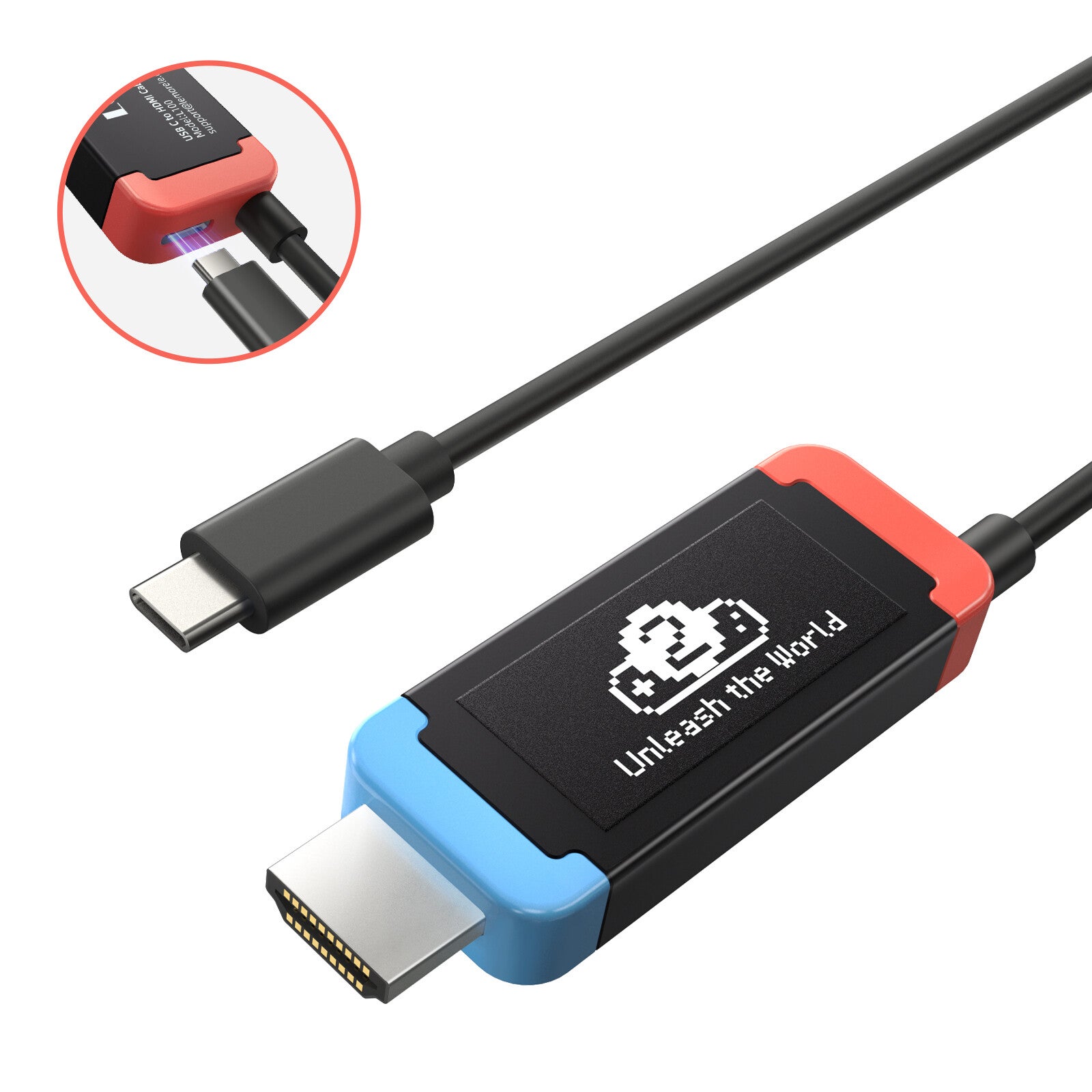 Lemorele L100 USB-C naar HDMI kabel 4K60Hz