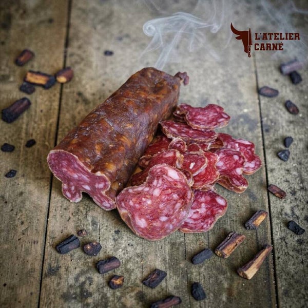 Saucisse sèche nature fumée