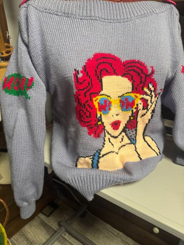 Pull femme POP ART