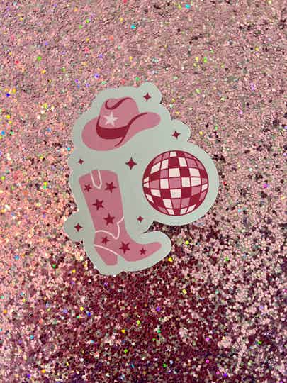 Cowgirl Vibes Sticker