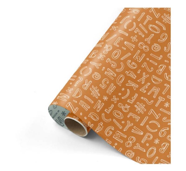 Cadeaupapier Typo Graphic