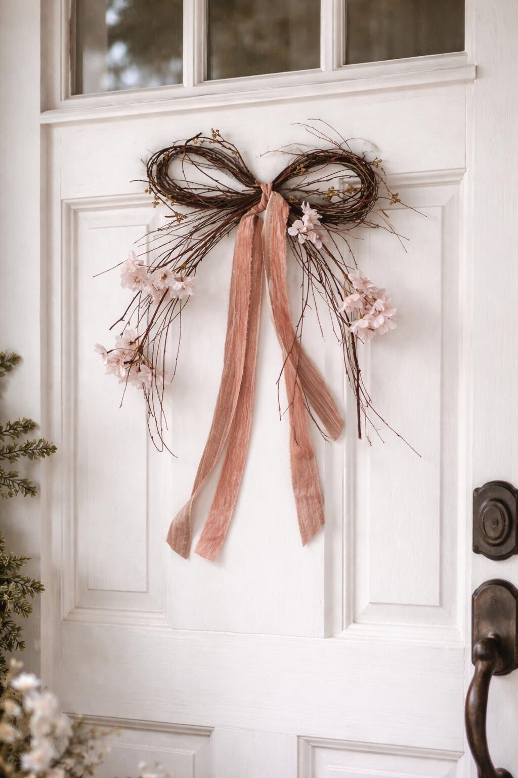 Strik van takken en kunst