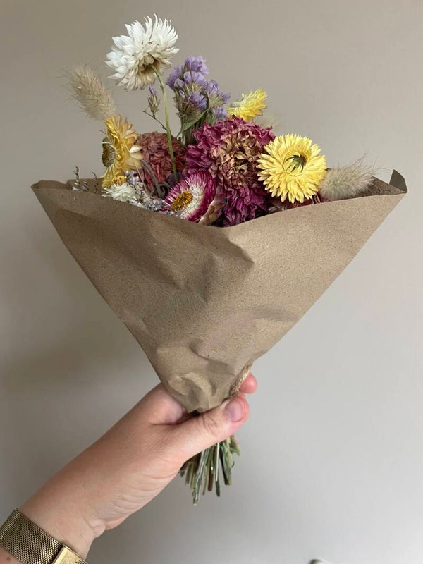 Droogbloemen boeketje Shine