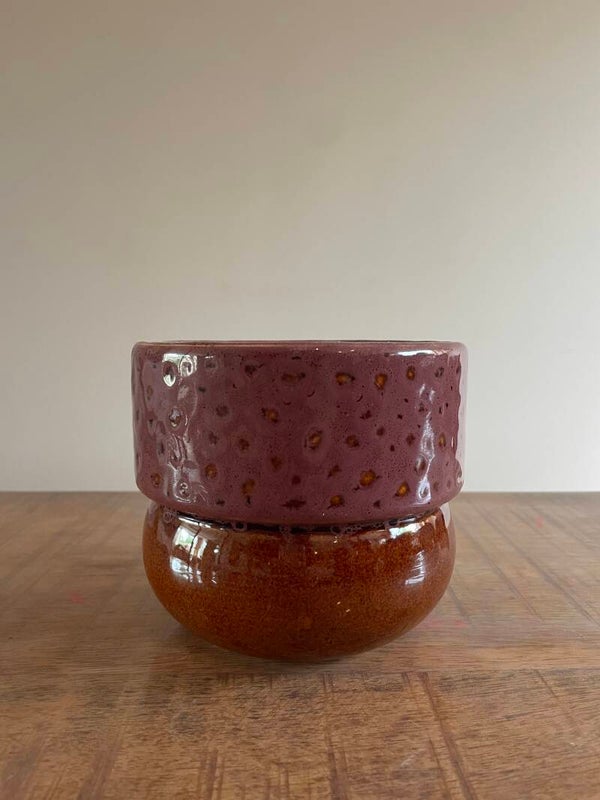 Bloempot Boule Burgundy