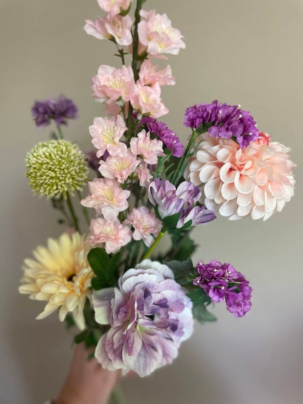 Zijdeboeket Purple Sweet