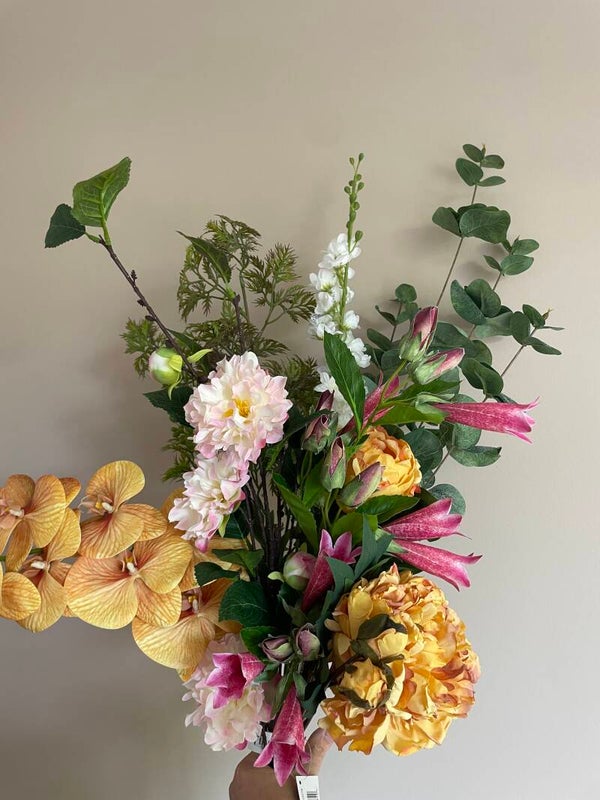 Zijdeboeket Kleurrijk