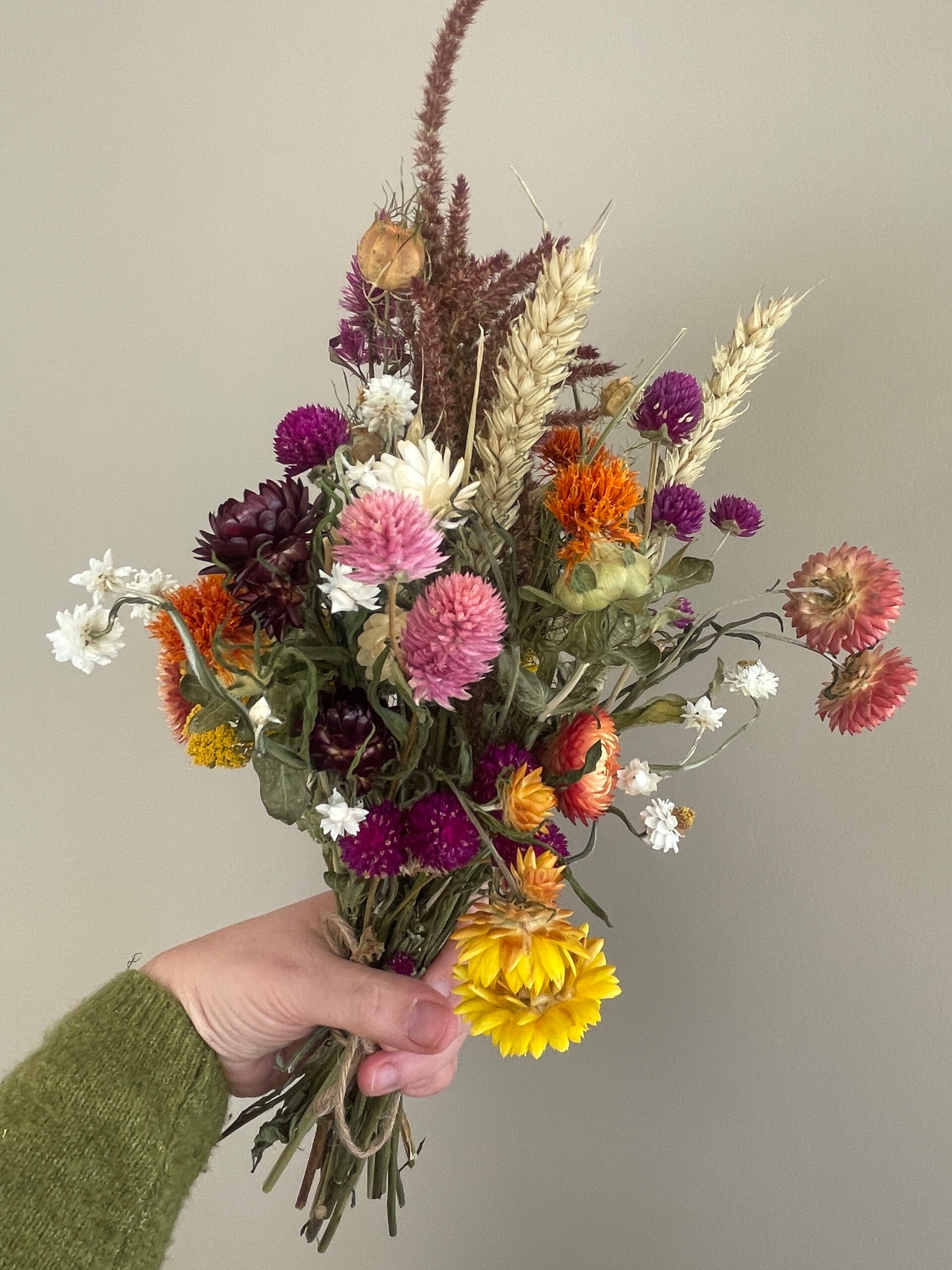 Droogbloemen boeket