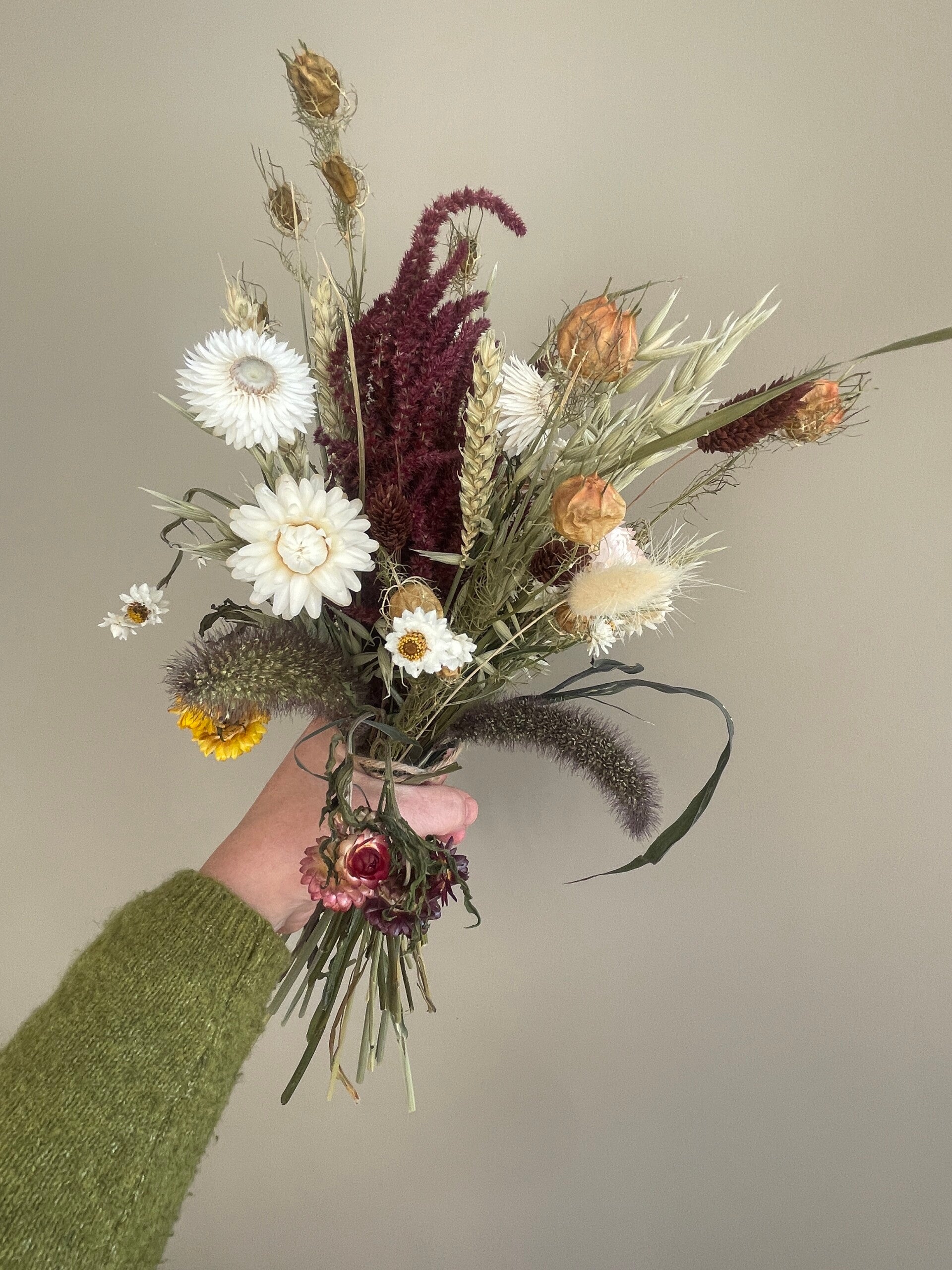 Droogbloemen boeket