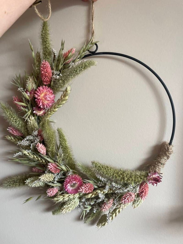Droogbloemen ring