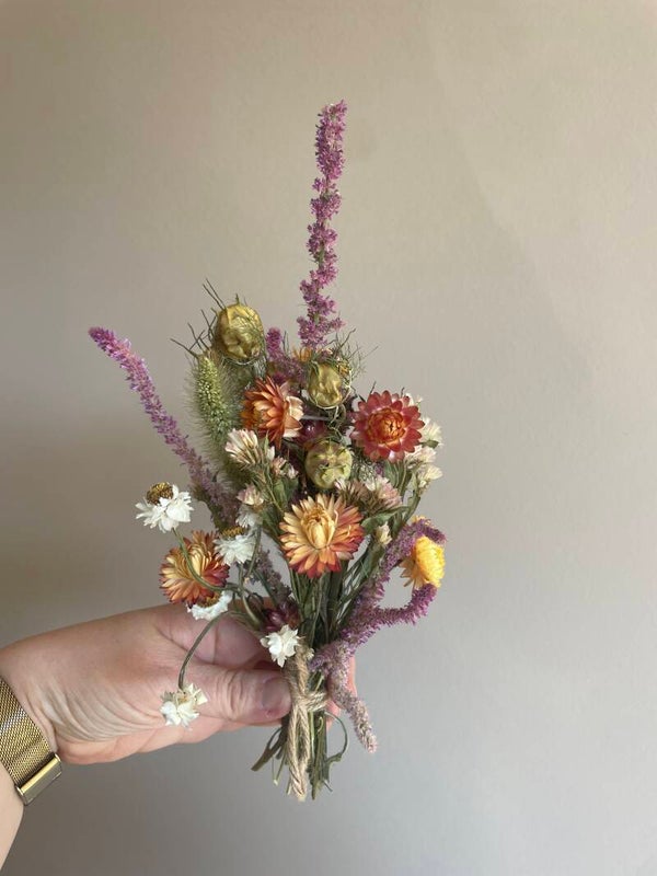 Droogbloemen boeketje Mama