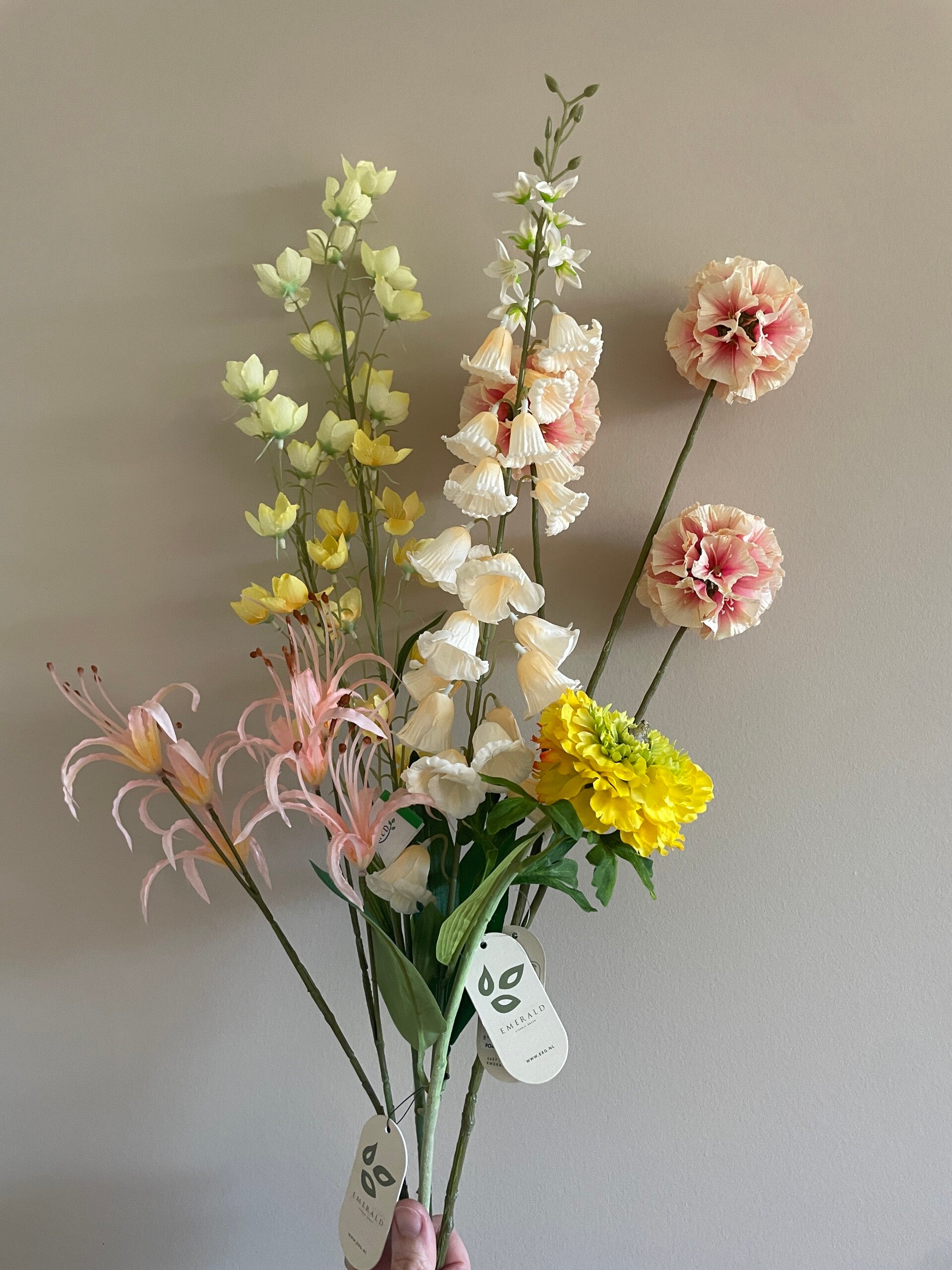 Zijdeboeket PeachYellow
