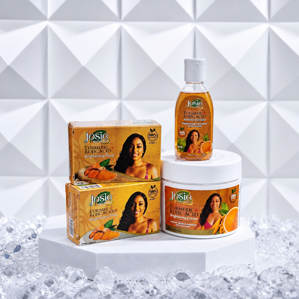 Turmeric Skincare Package ( 3 soaps +  Face  Cream  + Serum)