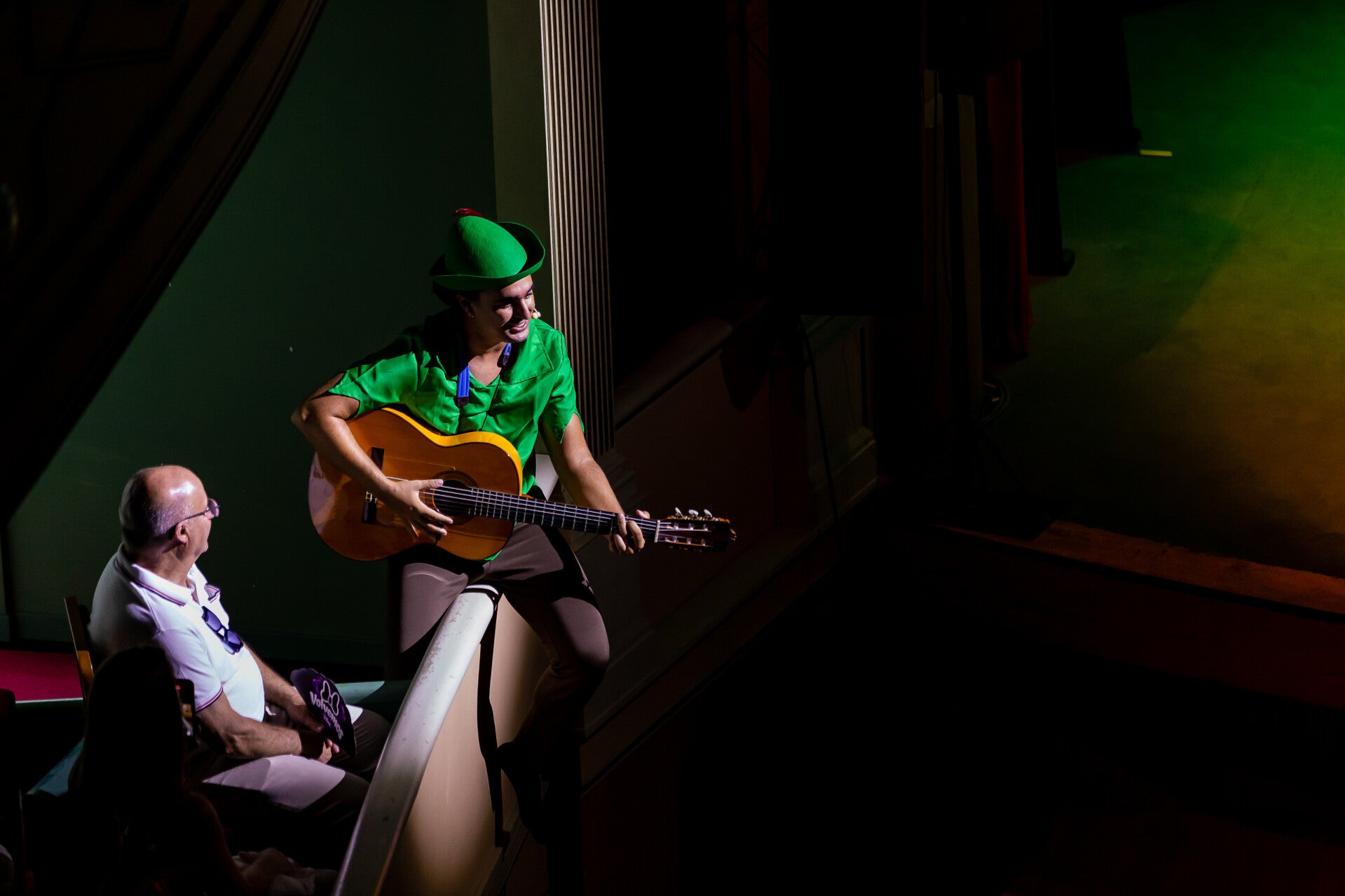 Escena del musical sobre memoria y Alzheimer producido por Life is Music Producciones