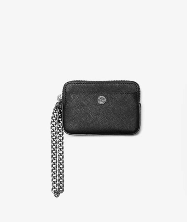 Michael Kors Geldbörse Schwarz Silber