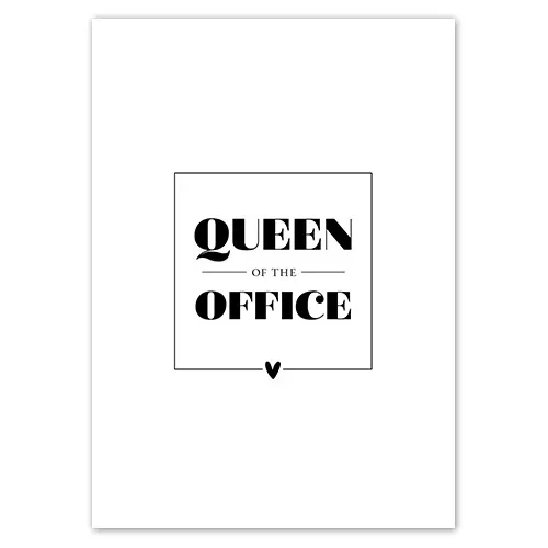 Kaartje | Queen of the office