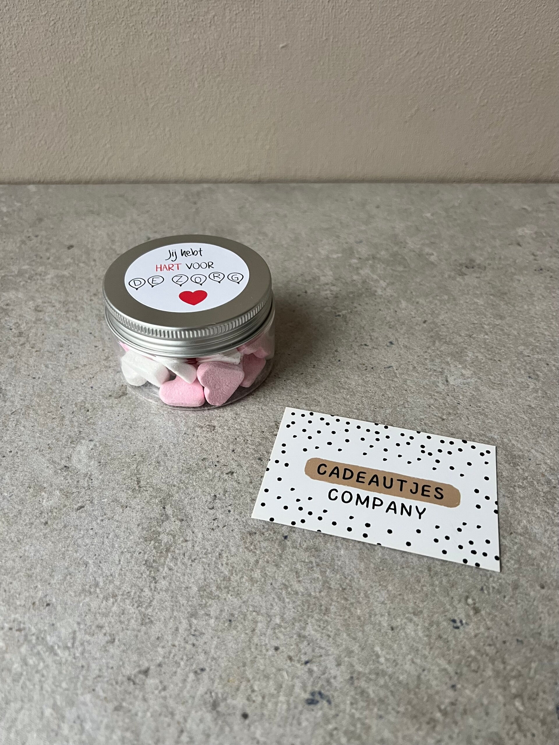 Doosje pepermuntjes | Jij hebt hart voor de zorg