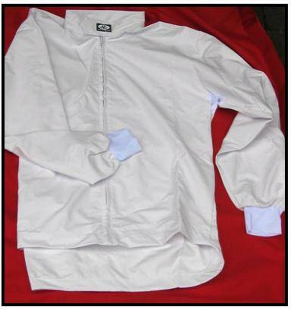 Regenjacke weiß für das Rennen S0260