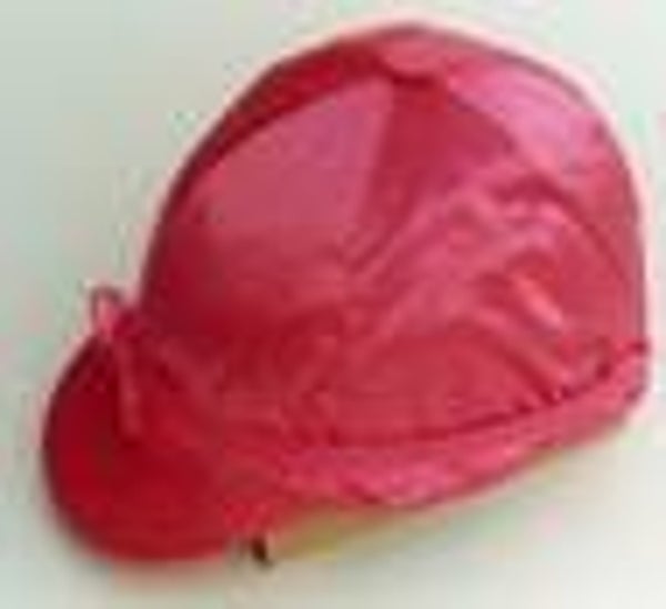 Sturzhelmüberzug - Made in England, Satin mit Bändel T22